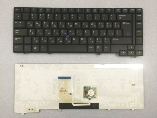 клавиатура для ноутбука hp nc 6910p, nc6400, черная