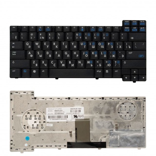 клавиатура для ноутбука hp nx7300, черная