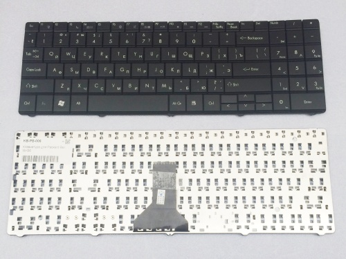 клавиатура для ноутбука packard bell mh36, черная