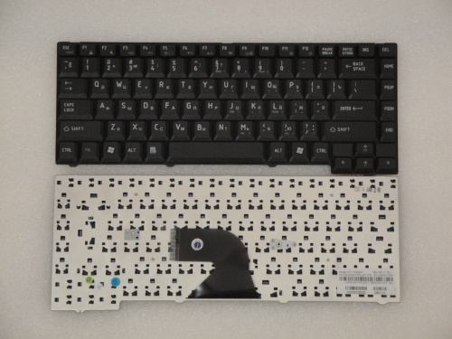 клавиатура для ноутбука toshiba l40, черная