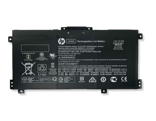 аккумулятор для ноутбука hp envy x360 15-bp, 15-bq, 15-cn,17-ae (lk03xl)