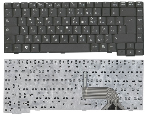 клавиатура для ноутбука fujitsu-siemens amilo m6450 m6450g черная