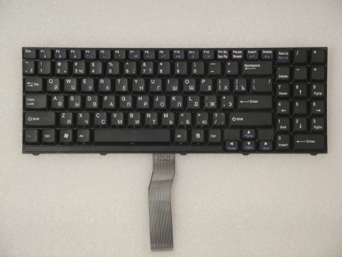 клавиатура для ноутбука lg lw60, черная