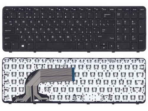 клавиатура для ноутбука hp pavilion 350 g2, черная