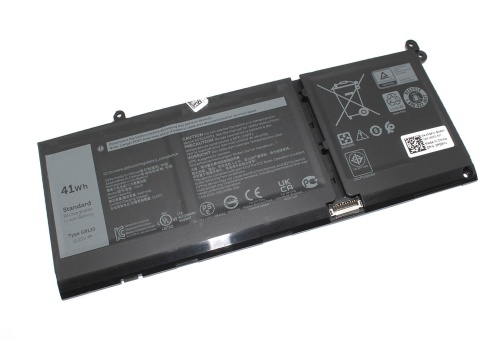 аккумулятор для ноутбука dell nspiron 14-5415, 15-5518, 14-7415, latitude 3320, 3420, 3520, vostro 3511, 3515, 41wh, 3644mah 11.25v
