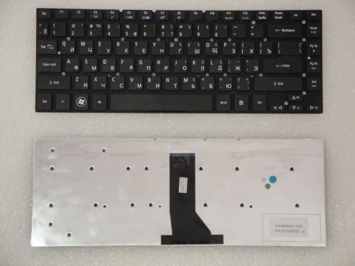 клавиатура для ноутбука acer aspire 3830, черная