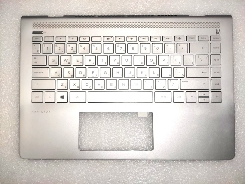 верхняя панель с клавиатурой для ноутбука hp 14-bf русифицированная