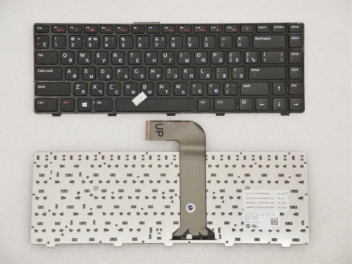 клавиатура для ноутбука dell vostro 3350, черная