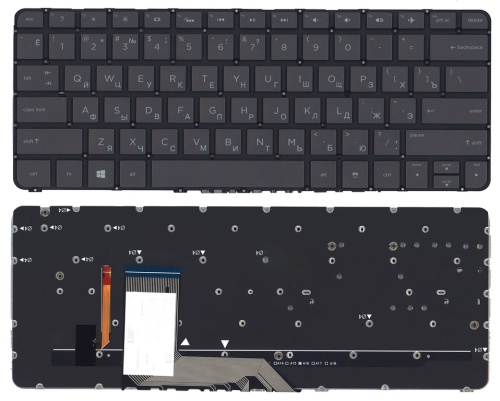 клавиатура для ноутбука hp spectre x360, 13-4000, 13-4100, 13-4200