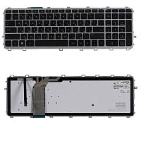Клавиатура для ноутбука HP envy 15-j,17-j, c рамкой, c подсветкой