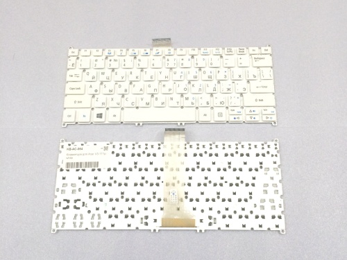 клавиатура для ноутбука acer aspire v3-111p, белая