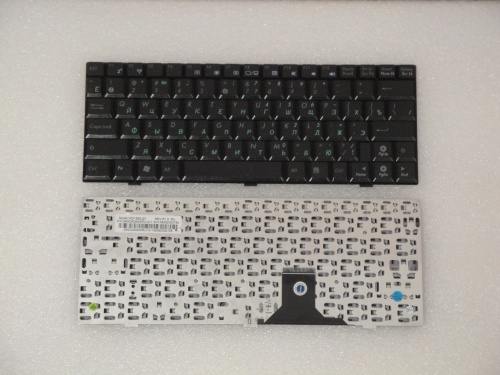 клавиатура для ноутбука asus eeepc 1000, черная