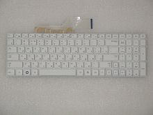 Клавиатура для ноутбука Samsung NP300E5, NP300V5, белая