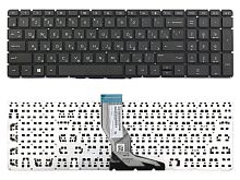 Клавиатура для ноутбука HP Pavilion 15-bs, 15-bw, 17-bs, 250 G6, 255 G6, 258 G6, черная, кнопки со стрелками без скоса