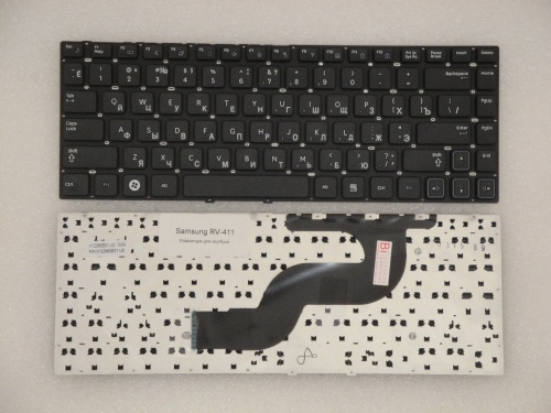 клавиатура для ноутбука samsung rc410, черная