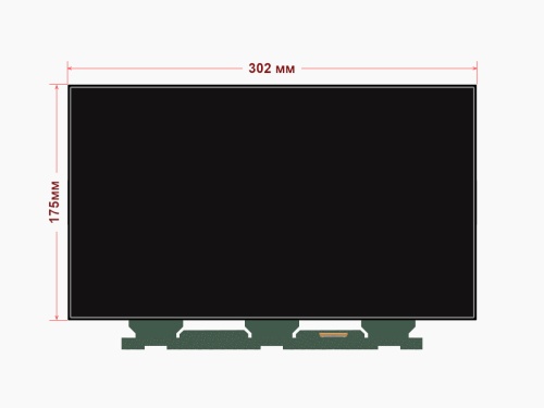 матрица lsn133at01, 13.3", 40 pin, 1366x768, (302x175мм)