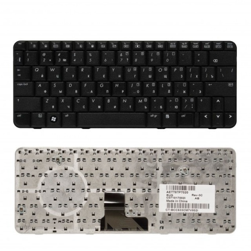 клавиатура для ноутбука hp pavilion tx1000, черная