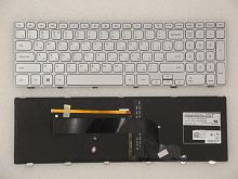 Клавиатура для ноутбука Dell Inspiron 15, серебристая