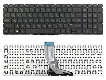 Клавиатура для ноутбука HP Pavilion 15-bs, 15-bw, 17-bs, 250 G6, 255 G6, 258 G6, черная, кнопки со стрелками без скоса
