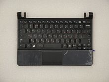 Верхняя панель с клавиатурой для ноутбука Samsung X128, черная