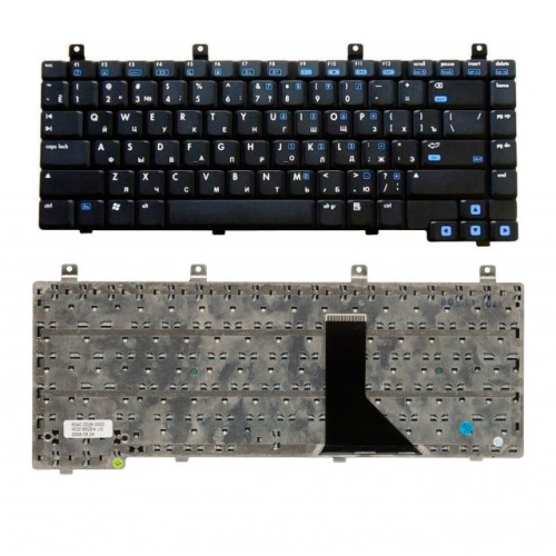 клавиатура для ноутбука hp pavilion dv5000, hp compaq nx6125, черная