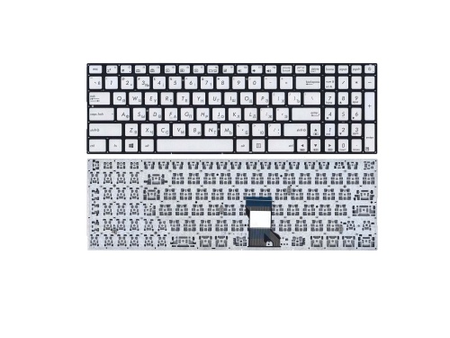 клавиатура для asus n541, q501 серебристая