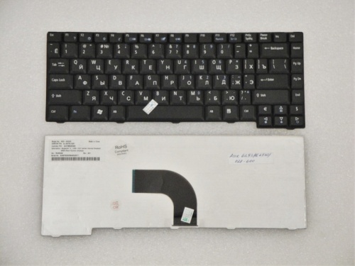 клавиатура для ноутбука acer travelmate 6293, черная