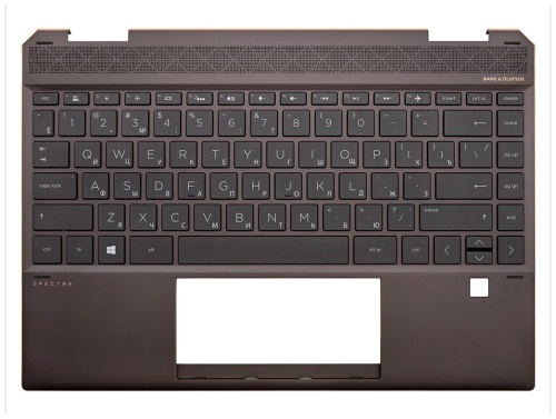 верхняя панель с клавиатурой для ноутбука hp spectre x360, 13-ap