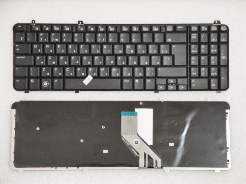 клавиатура для ноутбука hp pavilion dv6-1000, черная