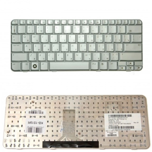 клавиатура для ноутбука hp pavilion tx2000, серебристая