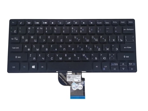 клавиатура для acer sp111-32n, sp111-33, sp111-34n, черная