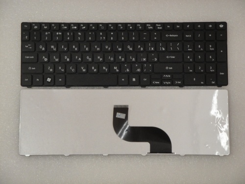 клавиатура для ноутбука packard bell tm86, tm94, tx86, черная