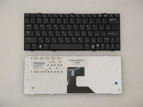 клавиатура для ноутбука fujitsu-siemens amilo pro v3205, черная