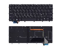 Клавиатура для Dell XPS 13 9343, Inspiron 13-7347 черная с подсветкой