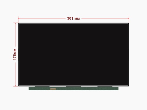 матрица claa133ua02, 13.3", 30 pin, 1600x900, (301x175мм)