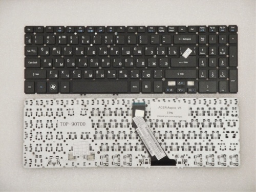 клавиатура для ноутбука acer aspire v5, черная