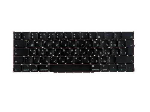 клавиатура для ноутбука macbook pro 13 retina a2159 ru (big enter)