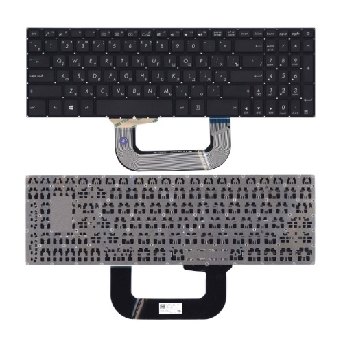 клавиатура для ноутбука asus vivobook 17 x705u черная