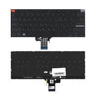 Клавиатура для ноутбука Asus Vivobook Pro 14 X3400 черная с подсветкой
