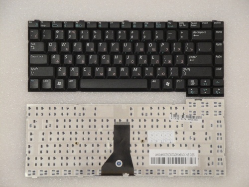 клавиатура для ноутбука samsung p28, черная