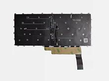 Клавиатура для ноутбука MSI Summit E13 Flip Evo, A11MT, чёрная с подсветкой