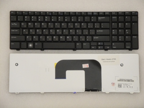 Клавиатура для ноутбука Dell Vostro 3700, черная KB-DE-058 клавиатура для ноутбука dell vostro 3700, черная